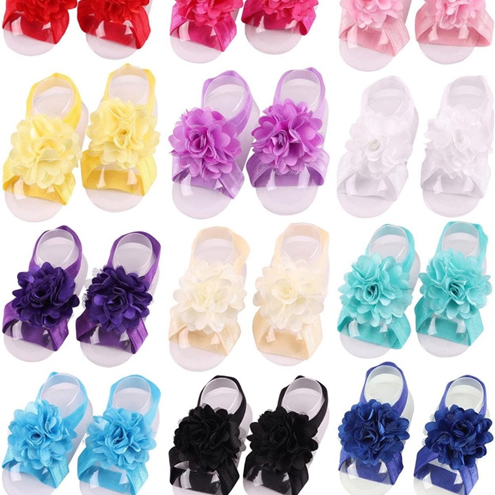 Barefoot Sandals with Flowers